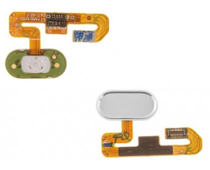 Шлейф Meizu M3e A680H с кнопкой меню Home белого цвета 16 pin