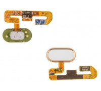Шлейф Meizu M3e A680H с кнопкой меню Home золотистого цвета 16 pin