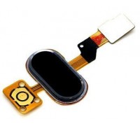 Шлейф Meizu M3s Y685/M3s mini/U10 с кнопкой меню Home черного цвета версия VGS