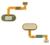 Шлейф Meizu M3x M682 с кнопкой меню Home золотистого цвета