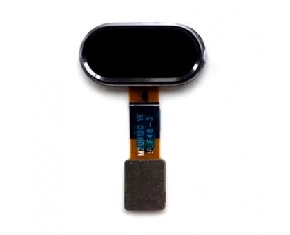 Шлейф Meizu M5 M611 с кнопкой меню Home черного цвета