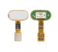 Шлейф Meizu M5 M611 с кнопкой меню Home золотистого цвета