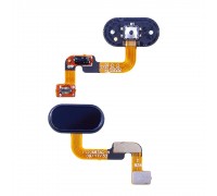 Шлейф Meizu M6 Note M721H с кнопкой меню Home черного цвета