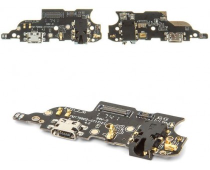 Шлейф Meizu M6 Note M721H с разъемом зарядки с разъемом наушников с микрофоном плата зарядки