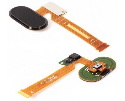 Шлейф Meizu MX5 M575 с кнопкой меню Home черного цвета