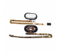 Шлейф Meizu MX6 M685 с кнопкой меню Home белого цвета