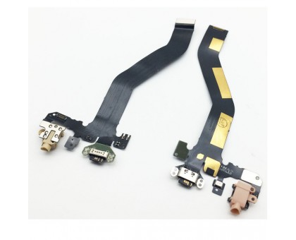 Шлейф Meizu MX6 M685 с разъемом зарядки с разъемом наушников с микрофоном розового цвета