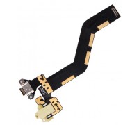 Шлейф Meizu MX6 M685 с разъемом зарядки с разъемом наушников с микрофоном золотистого цвета