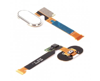 Шлейф Meizu Pro 5 с кнопкой меню Home белого цвета