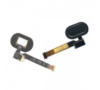 Шлейф Meizu Pro 5 с кнопкой меню Home черного цвета