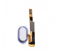 Шлейф Meizu Pro 6 M570 с кнопкой меню Home белого цвета