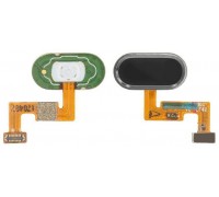 Шлейф Meizu Pro 6 Plus M686 с кнопкой меню Home черного цвета