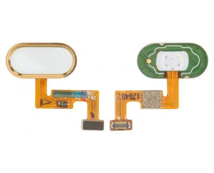 Шлейф Meizu Pro 6 Plus M686 с кнопкой меню Home золотистого цвета