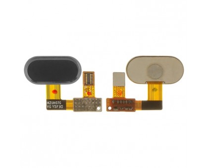 Шлейф Meizu U20 U685H с кнопкой меню Home черного цвета