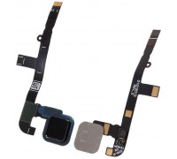 Шлейф Motorola XT1635-01 Moto Z Play/XT1635-02/XT1635-03 с кнопкой меню (Home) черного цвета