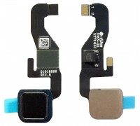 Шлейф Motorola XT1650-01 Moto Z/ XT1650-03 с кнопкой меню (Home) черного цвета