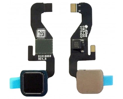 Шлейф Motorola XT1650-01 Moto Z/ XT1650-03 с кнопкой меню (Home) черного цвета