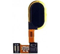 Шлейф Motorola XT1670 Moto G5/XT1671/XT1672/XT1675/XT1676/XT1677 с кнопкой меню (Home) черного цвета