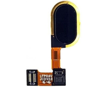 Шлейф Motorola XT1670 Moto G5/XT1671/XT1672/XT1675/XT1676/XT1677 с кнопкой меню (Home) черного цвета