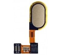 Шлейф Motorola XT1670 Moto G5/XT1671/XT1672/XT1675/XT1676/XT1677 с кнопкой меню (Home) золотистого цвета