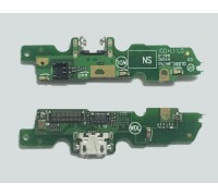 Шлейф Motorola XT1670 Moto G5/XT1671/XT1676 с разьемом зарядки с микрофоном плата зарядки