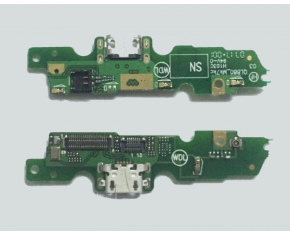 Шлейф Motorola XT1670 Moto G5/XT1671/XT1676 с разьемом зарядки с микрофоном плата зарядки