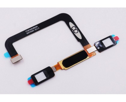 Шлейф Nokia 6 Dual Sim TA-1021/6 TA-1033 с сканером отпечатка пальца черного цвета