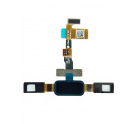 Шлейф Nokia 8 Dual Sim TA-1004/8 TA-1012/TA-1052/N8 с сенсорными кнопками с сканером отпечатка пальца черного цвета