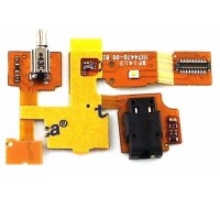 Шлейф Nokia XL Dual Sim RM-1030/1042/1061 с разьемом наушников с вибро с микрофоном