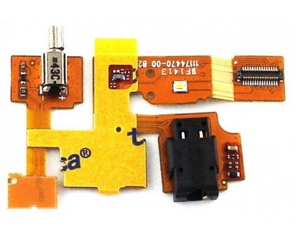 Шлейф Nokia XL Dual Sim RM-1030/1042/1061 с разьемом наушников с вибро с микрофоном