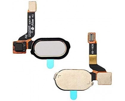 Шлейф OnePlus 3 A3003/3T A3010 с сканером отпечатка пальца белого цвета