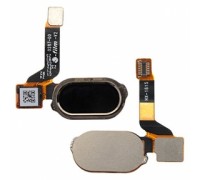 Шлейф OnePlus 3 A3003/3T A3010 с сканером отпечатка пальца черного цвета