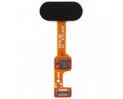 Шлейф OnePlus 5 A5000 с сканером отпечатка пальца черного цвета