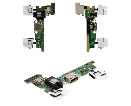 Шлейф Samsung A300FU Galaxy A3 (2015) REV0.7D с разъемом зарядки с разъемом наушников с кнопкой меню (Home) с сенсорными кнопками с микрофоном с микросхемой оригинал