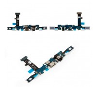 Шлейф Samsung A310F Galaxy A3 (2016) с разъемом зарядки с разъемом наушников с кнопкой меню (Home) с сенсорными кнопками с микрофоном