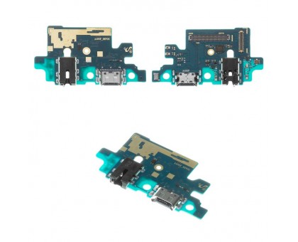 Шлейф Samsung A405F Galaxy A40 2019 с разъемом зарядки с разъемом наушников с микрофоном