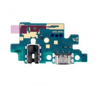 Шлейф Samsung A405F Galaxy A40 2019 с разъемом зарядки с разъемом наушников с микрофоном с микросхемой оригинал