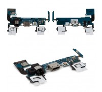 Шлейф Samsung A500F Galaxy A5 Duos (2015) с разъемом зарядки с разъмом наушников с кнопкой меню (Home) с сенсорными кнопками с микрофоном