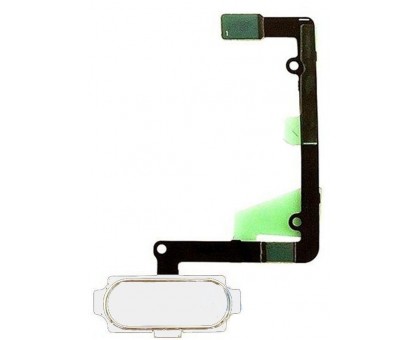 Шлейф Samsung A510F Galaxy A5 (2016) с кнопкой меню (Home) белого цвета