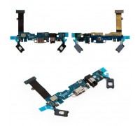 Шлейф Samsung A510F Galaxy A5 (2016) с разъемом зарядки (micro USB) с разъемом наушников с кнопкой меню (Home) с сенсорными кнопками с микрофоном