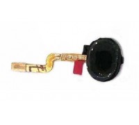 Шлейф Samsung A606F Galaxy A60 2019 с сканером отпечатка пальца черного цвета