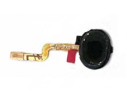 Шлейф Samsung A606F Galaxy A60 2019 с сканером отпечатка пальца черного цвета