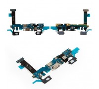 Шлейф Samsung A710F Galaxy A7 (2016) с разъемом зарядки с разъемом наушников с кнопкой меню (Home) с сенсорными кнопками с микрофоном