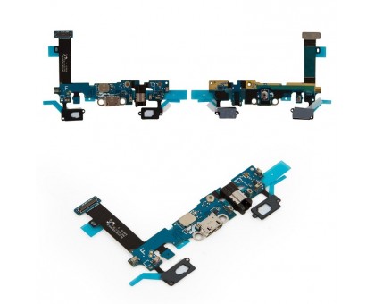 Шлейф Samsung A710F Galaxy A7 (2016) с разъемом зарядки с разъемом наушников с кнопкой меню (Home) с сенсорными кнопками с микрофоном