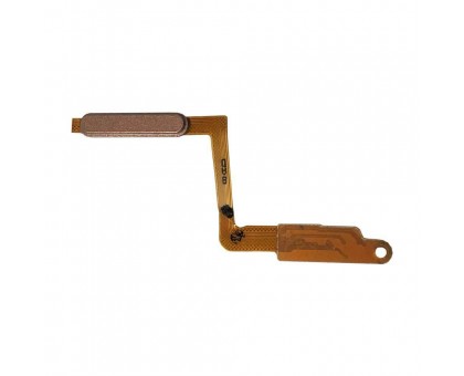 Шлейф Samsung A750F Galaxy A7 (2018) с кнопкой включения с сканером отпечатка пальца золотистого цвета