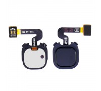 Шлейф Samsung A920F Galaxy A9 (2018) с сканером отпечатка пальца черного цвета