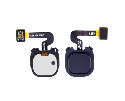 Шлейф Samsung A920F Galaxy A9 (2018) с сканером отпечатка пальца черного цвета