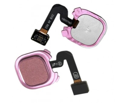 Шлейф Samsung A920F Galaxy A9 2018 с сканером отпечатка пальца розового цвета Bubblegum Pink