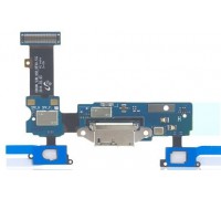 Шлейф Samsung G900H Galaxy S5 REV.05G с разъемом зарядки с кнопкой меню (Home) с сенсорными кнопками с микрофоном