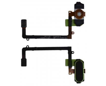 Шлейф Samsung G925F Galaxy S6 Edge с кнопкой меню (Home) черного цвета